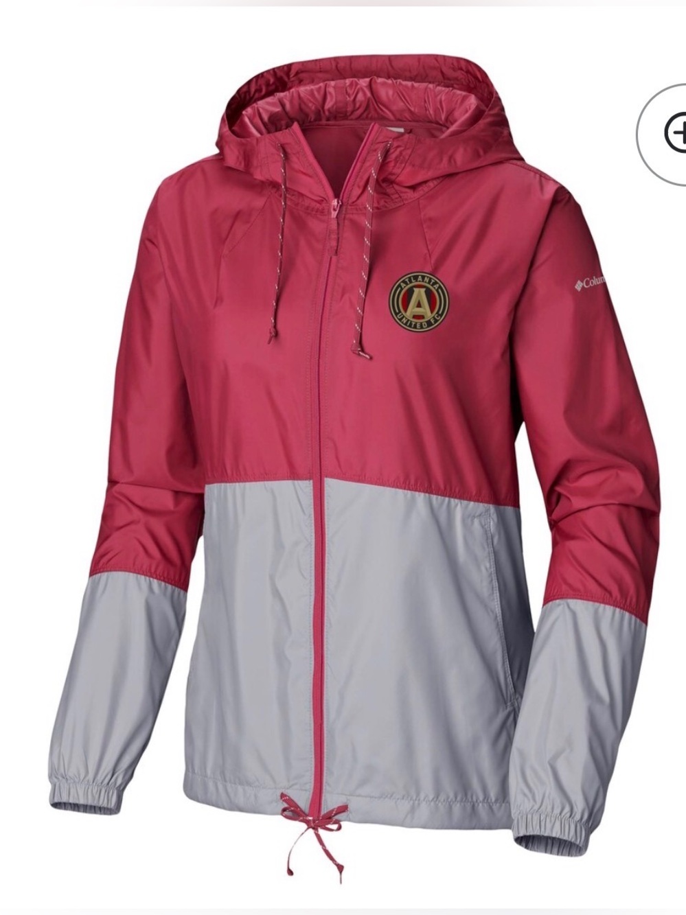 Columbia Atlanta United FC Columbia Red/Gray Flash Forward Team Windbreaker S